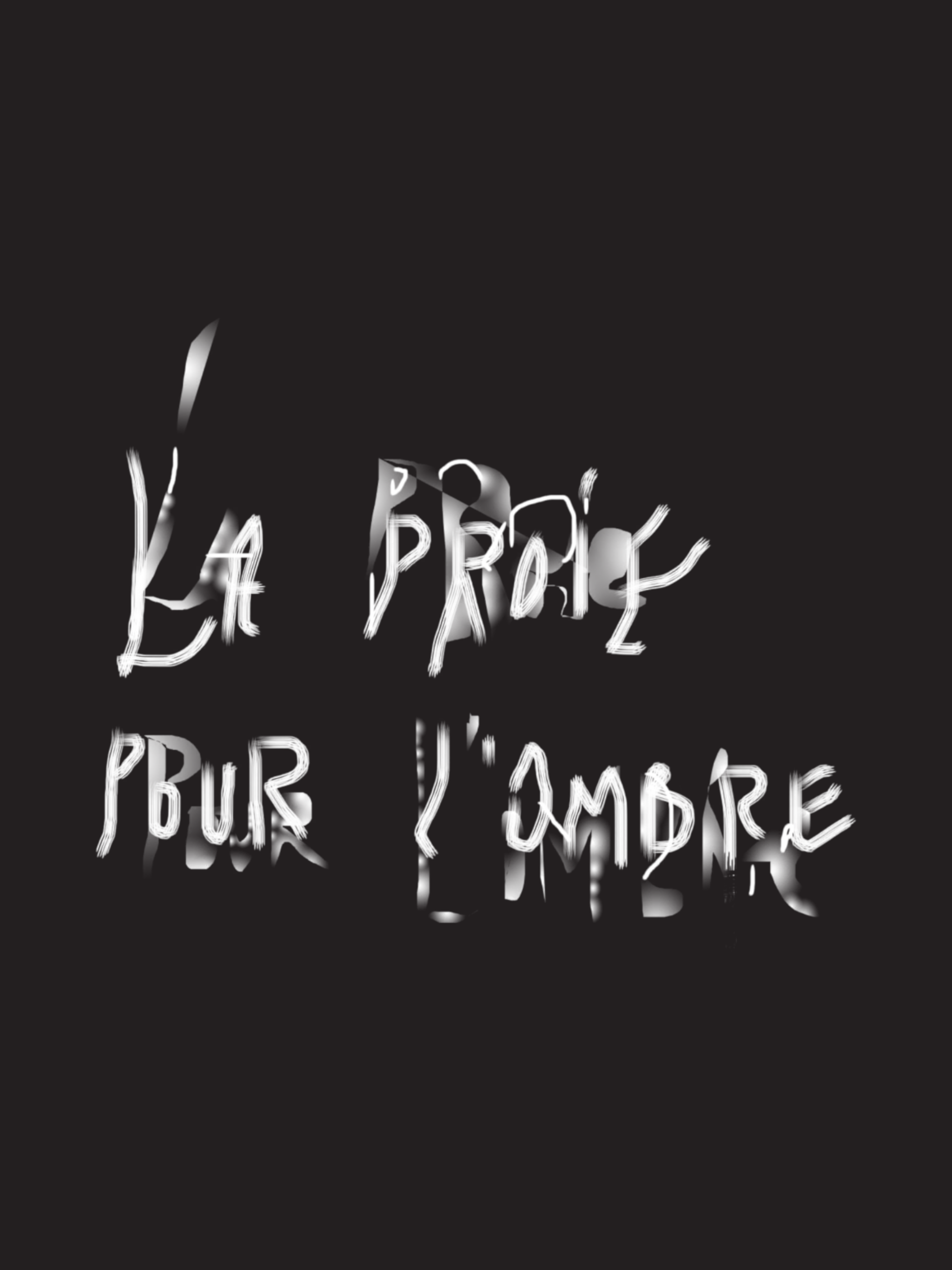 La Proie pour l'Ombre, splashscreen