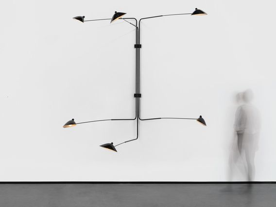 Serge Mouille, Large lamp with 6 rotating arms. Photo: Carpenters Workshop Gallery