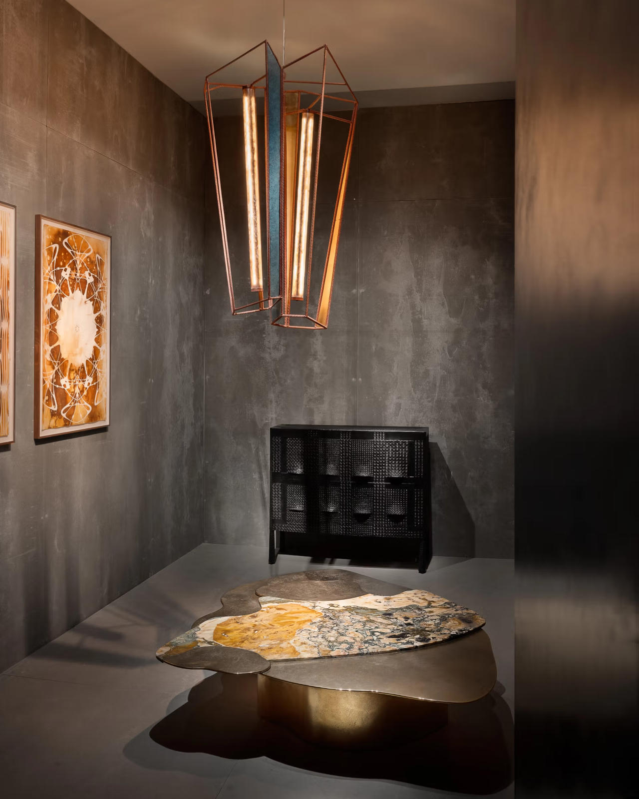 Giacomo Ravagli, Vulgata, 2026. Vue d'exposition, Radical Making,  Carpenters Workshop Gallery, Paris. Crédits : Carpenters Workshop Gallery.