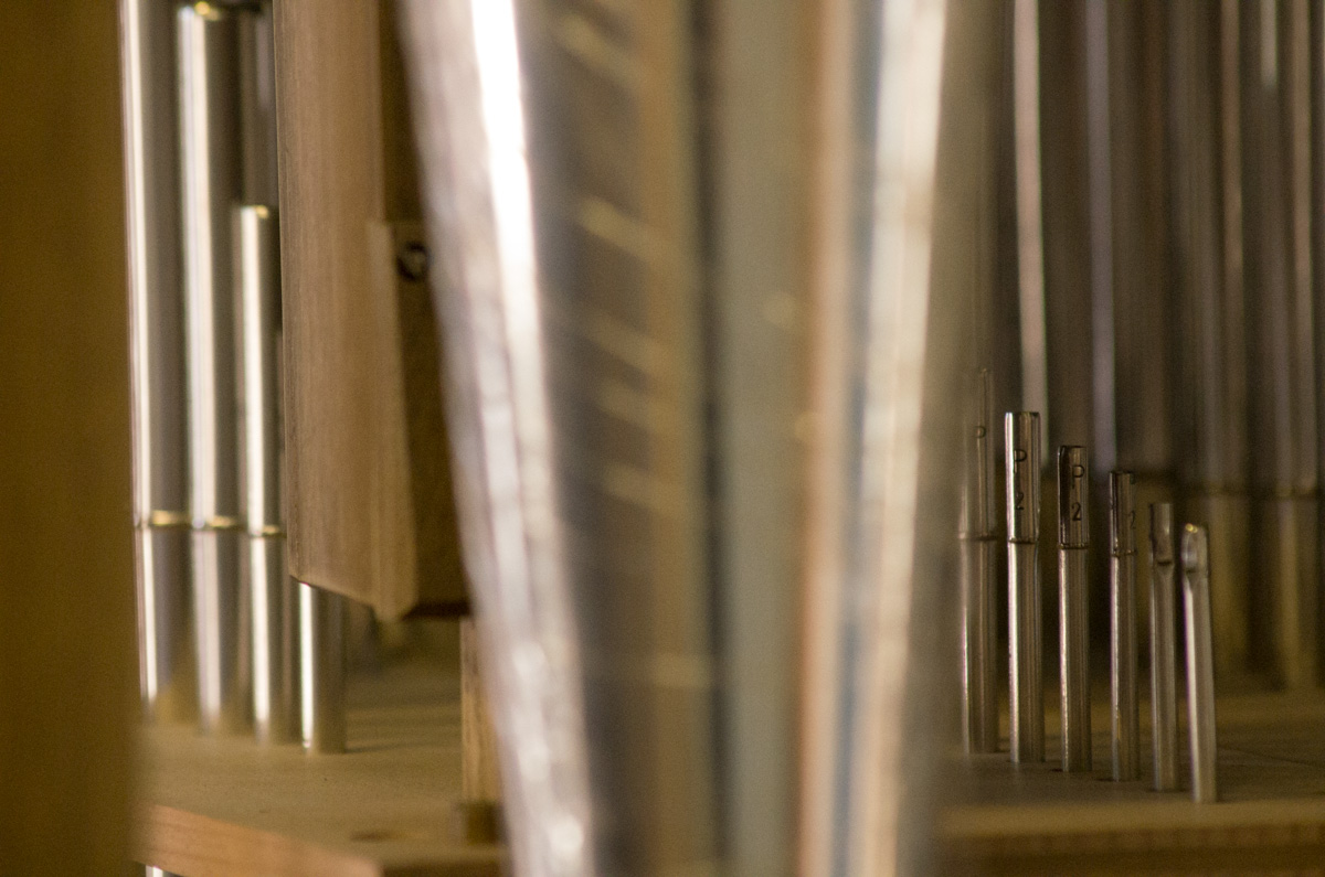 Détail de l'intérieur de l'orgue. Out of Pluto